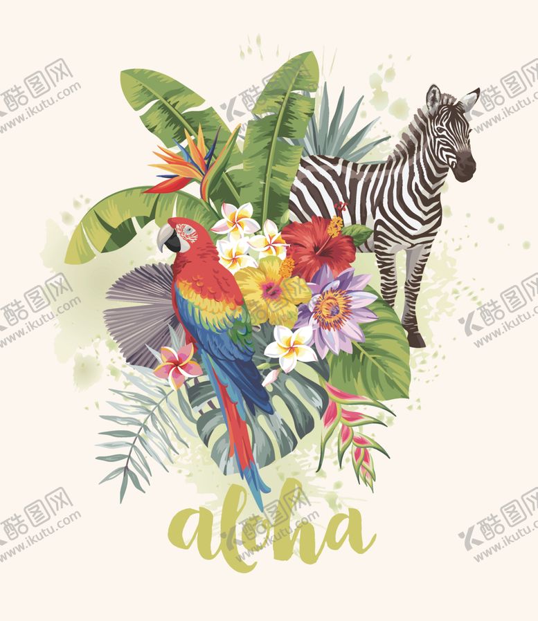 编号：23499409242039345954【酷图网】源文件下载-热带动植物