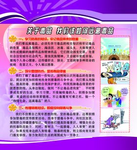 禁毒展板海报
