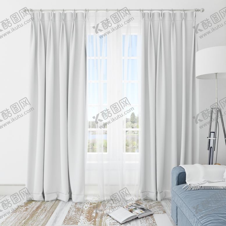 编号：12468210161455008429【酷图网】源文件下载-窗帘样机