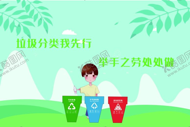 编号：46356707122157461859【酷图网】源文件下载-垃圾归类