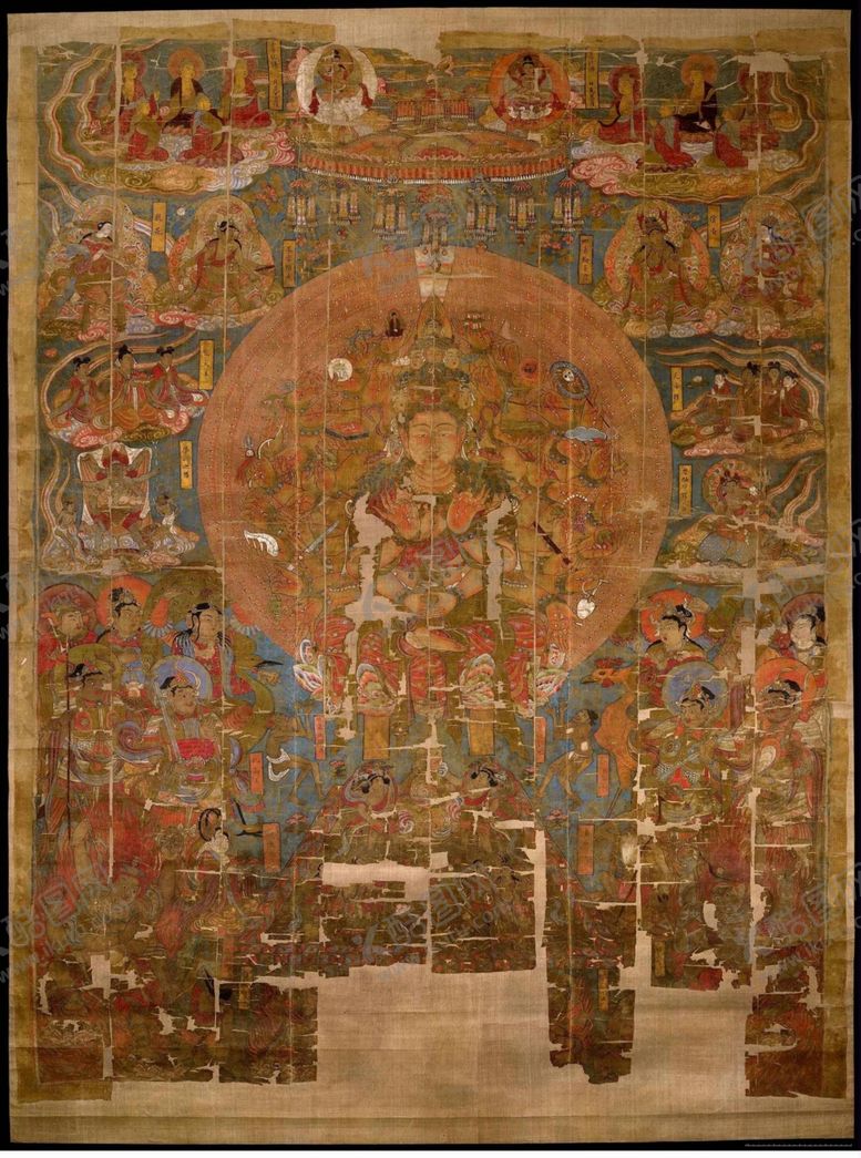 编号：64678110081654533861【酷图网】源文件下载-敦煌风格绘画图案