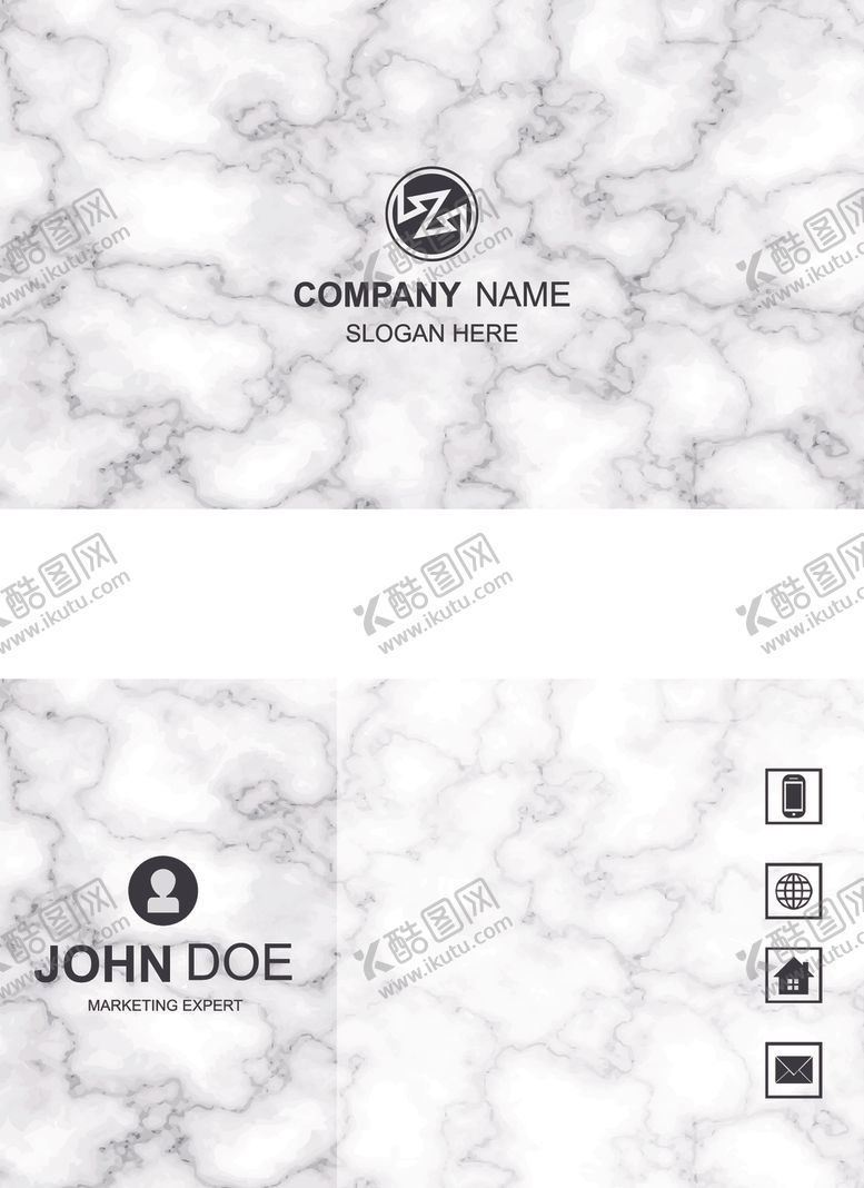 编号：42332409300602118178【酷图网】源文件下载-矢量名片模板