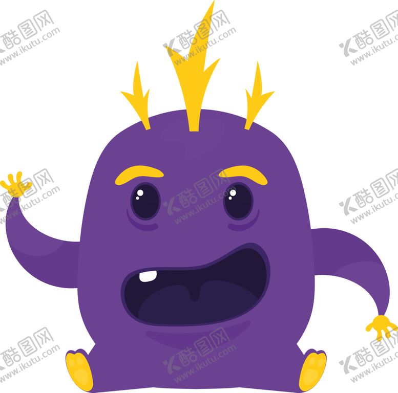 编号：52977102152246577964【酷图网】源文件下载-卡通怪物角色