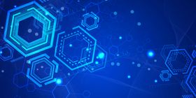 科技感背景公司文化墙企业网页