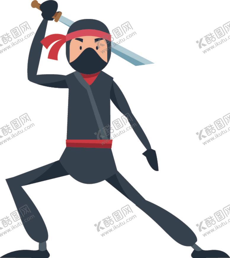 编号：75340205062030007406【酷图网】源文件下载-卡通忍者