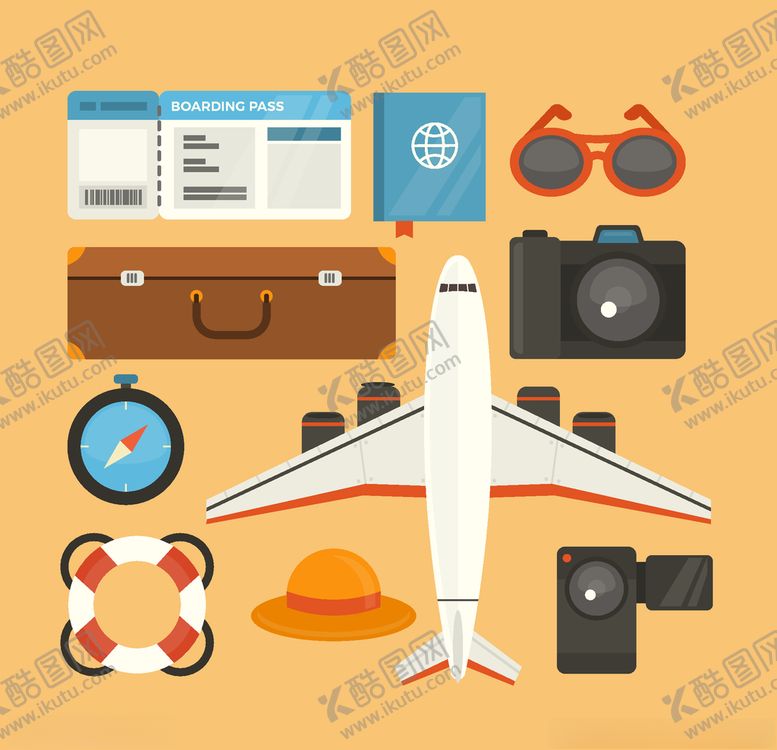 编号：49492909300105297747【酷图网】源文件下载-旅行元素