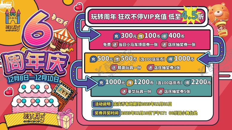 编号：74535506292152041361【酷图网】源文件下载-6周年庆抽奖活动界面