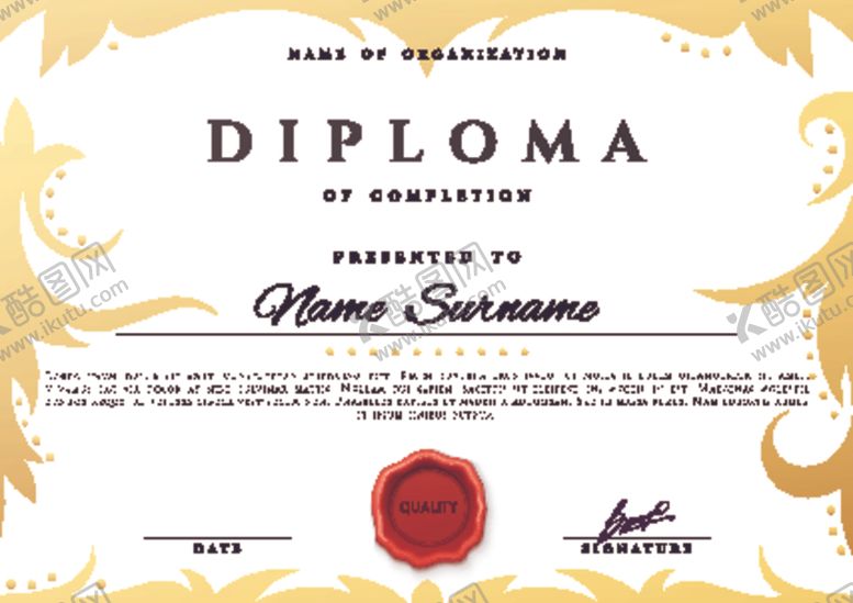 编号：77459210290512269031【酷图网】源文件下载-荣誉证书