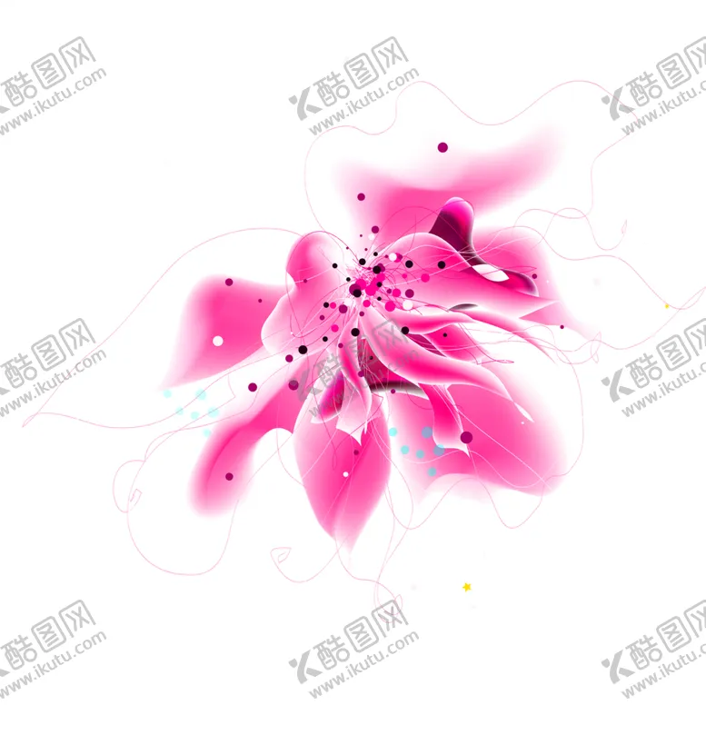编号：14323402042259337918【酷图网】源文件下载-粉红色花免扣图片