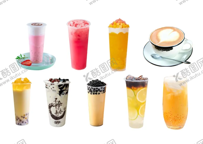 编号：66625507021842009703【酷图网】源文件下载-奶茶咖啡饮品
