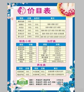 足养菜单