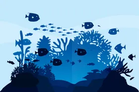 海底世界洋卡通大插图