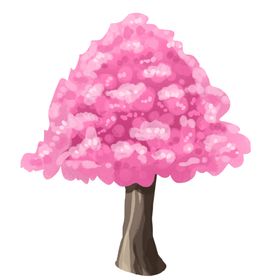 手绘樱花