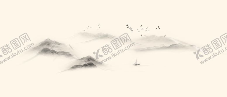 编号：59586310131055117798【酷图网】源文件下载-水墨海报素材毛笔画素材墨迹