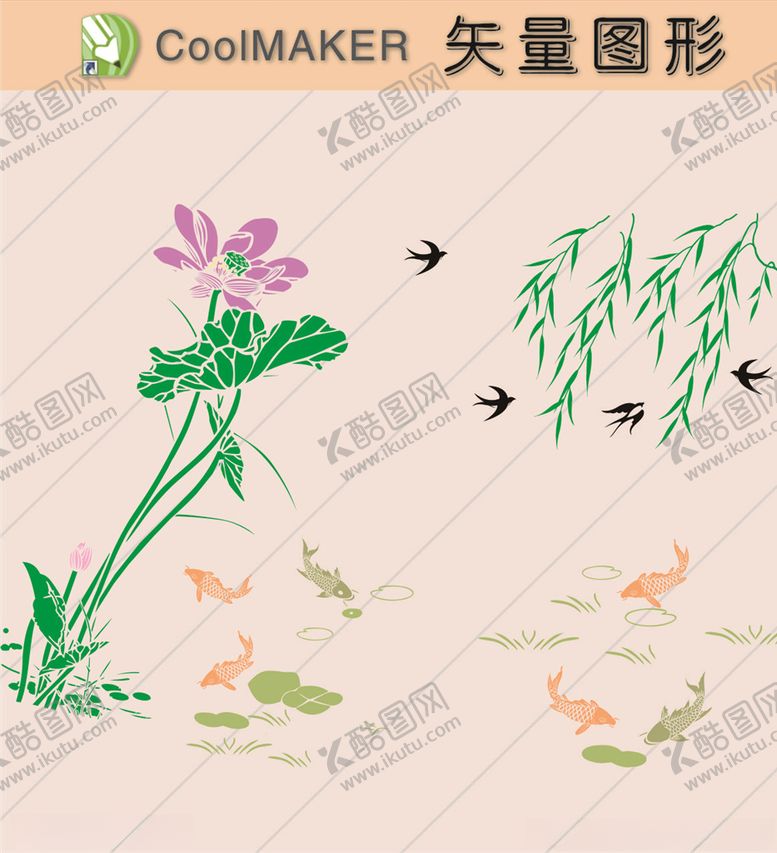 编号：35853110110045594816【酷图网】源文件下载-线稿剪影壁纸简洁手绘