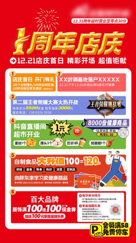 1周年店庆活动汇总
