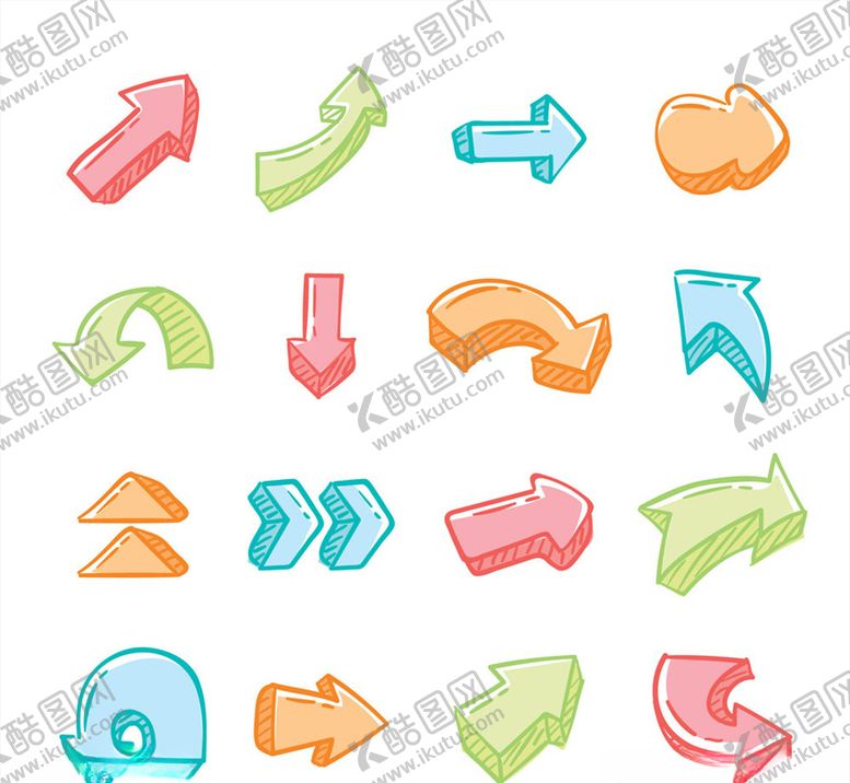 编号：94977109292253321106【酷图网】源文件下载-矢量箭头素材