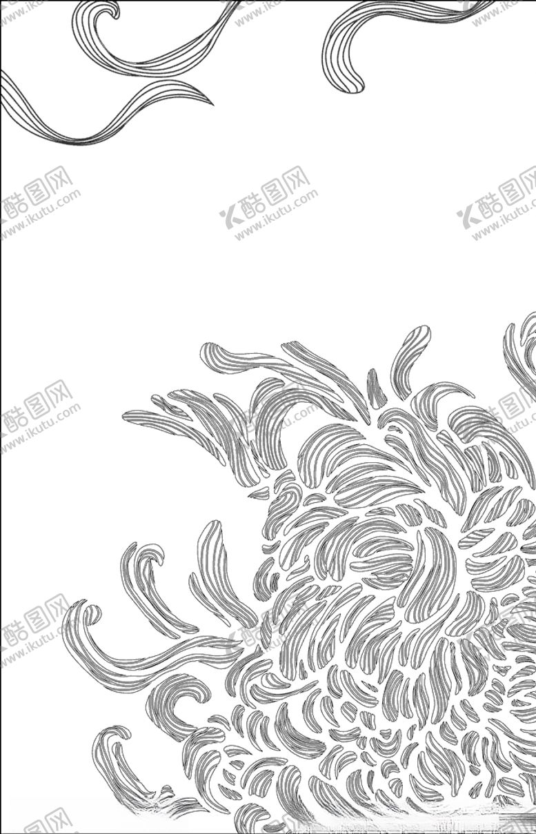 编号：87391607021430454653【酷图网】源文件下载-抽象菊花