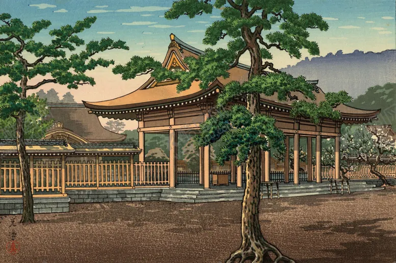 编号：21351903261237055275【酷图网】源文件下载-土屋光逸版画