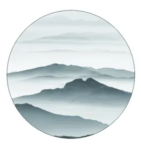 山水水墨画