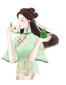  卡通手绘人物 