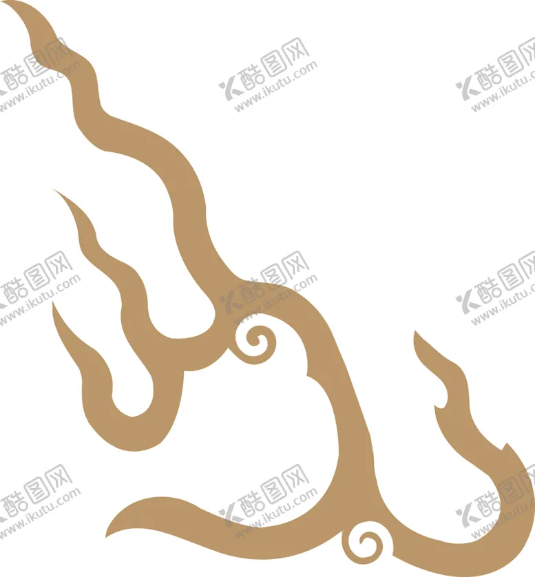 编号：84597302090027336902【酷图网】源文件下载-火纹古火图案 