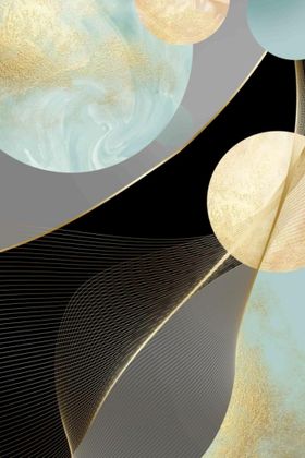 抽象几何装饰画