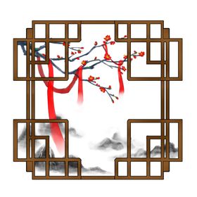 中式窗格