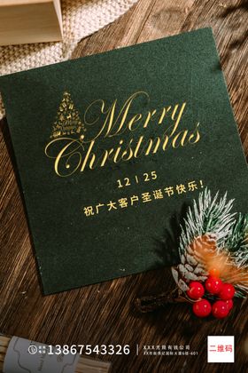 圣诞海报简约风
