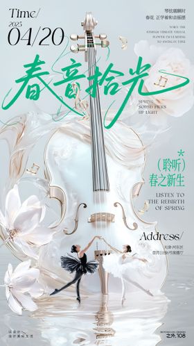 春天音乐会演出海报