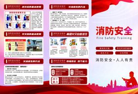 消防安全宣传三折页
