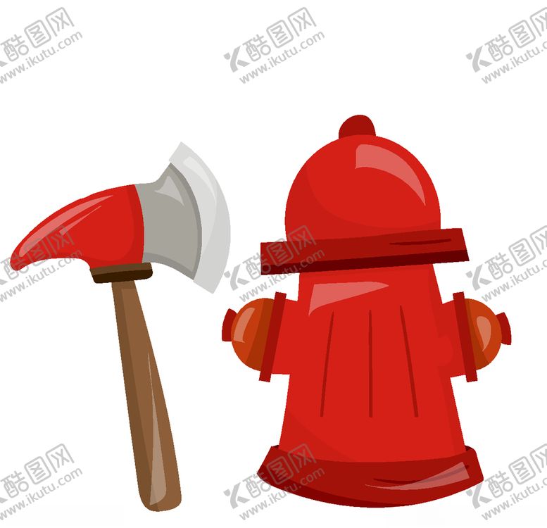 编号：94414109280314045185【酷图网】源文件下载-消防手绘矢量卡通形象素材