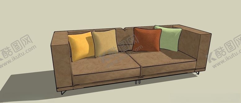 编号：35337210301821318549【酷图网】源文件下载-沙发模型