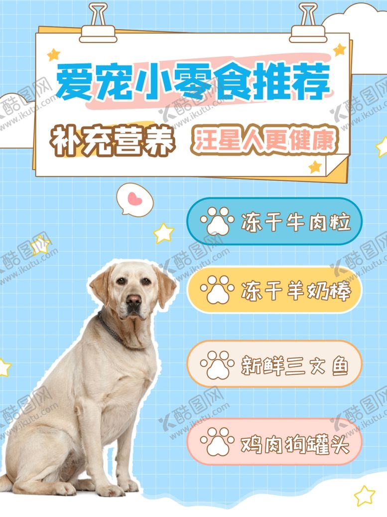 编号：23950111020114129894【酷图网】源文件下载-宠物小零食海报