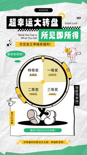 超幸运大转盘海报