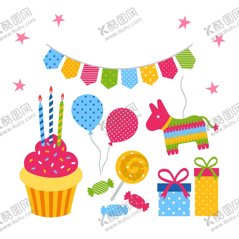 编号：46297009240329187302【酷图网】源文件下载-生日装饰