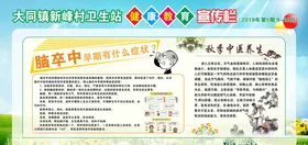 脑卒中展板