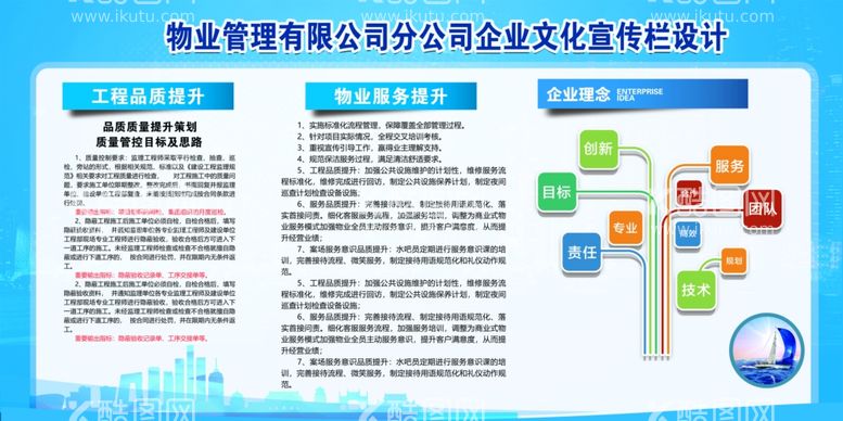 编号：55972401251831291360【酷图网】源文件下载-企业文化简介展板科技海报