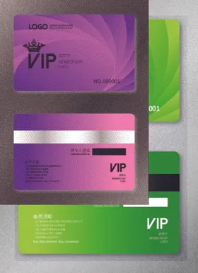 VIP会员卡礼品贵宾美容贵宾中式片