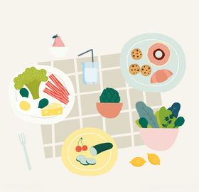 美味食物AI设计素材图片AI矢量图盘中餐