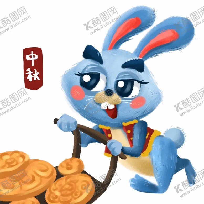 编号：64776102070930494824【酷图网】源文件下载-卡通玉兔
