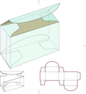 包装盒刀版图