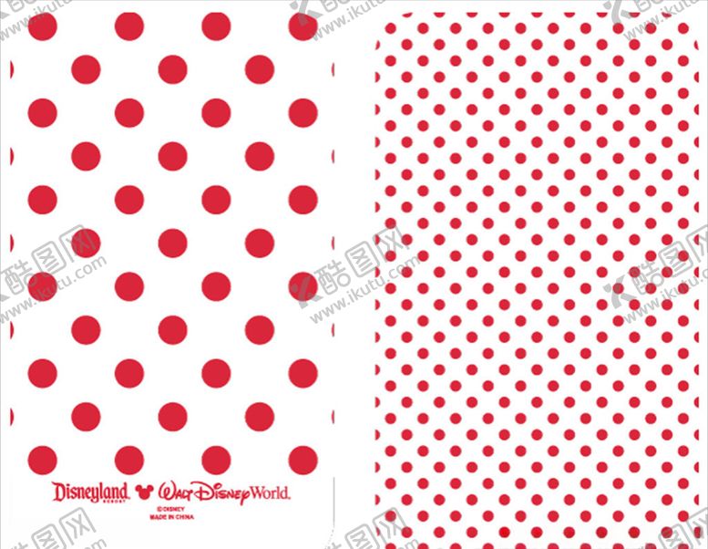 编号：92915309101150196921【酷图网】源文件下载-迪士尼圆点图案