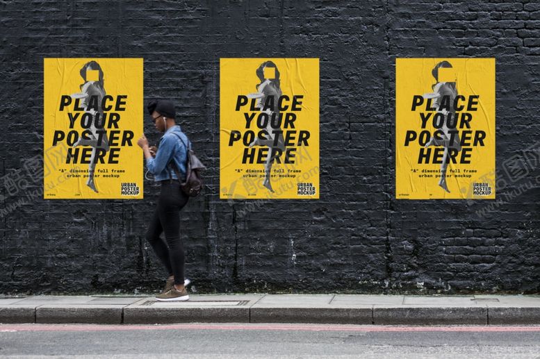 编号：46580510042205442315【酷图网】源文件下载-海报样机展示效果图