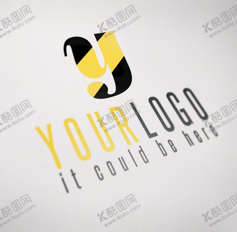 编号：80917510021142058012【酷图网】源文件下载-白色背景logo呈现样机