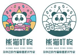 编号：21456309250309465309【酷图网】源文件下载-熊猫logo