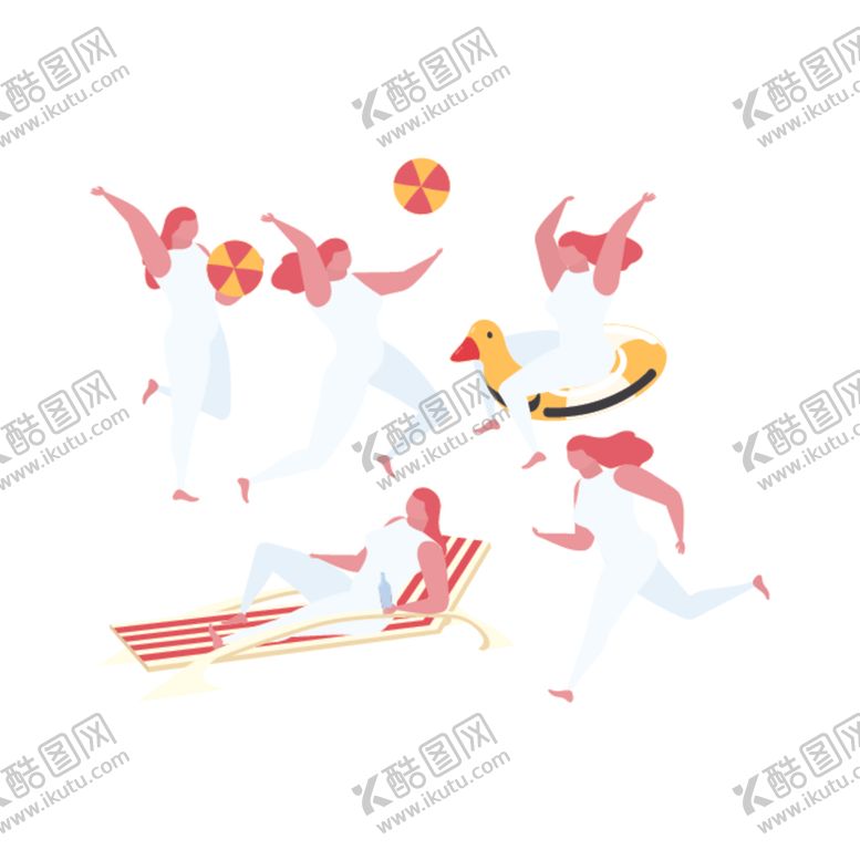 编号：60616406271143431831【酷图网】源文件下载-扁平人物插画