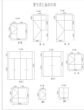 封窗子图