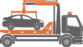 正在拖车