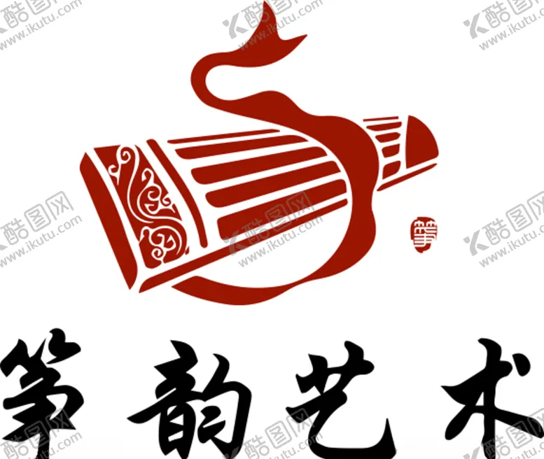 编号：80536507141548217217【酷图网】源文件下载-古筝矢量图